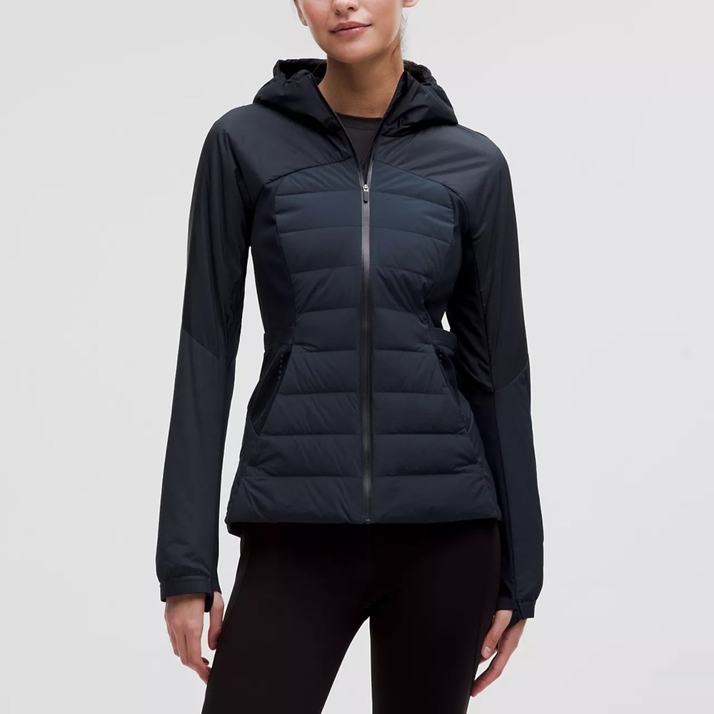 Lululemon Down for It All Jacket - Black - Size 2